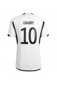 Saksa Serge Gnabry #10 Jalkapallovaatteet Kotipaita MM-kisat 2022 Lyhythihainen